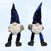 25cm Gnome Shelf Sitter in Royal Blue- Assorted Designs
