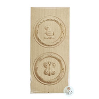 Springerle Mould- 2 Designs (Squirrel & Butterfly) image
