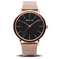 Classic Collection Black Dial with Milanese Strap By BERING image