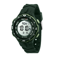 Digital EX26 Collection Black and Green Watch By SECTOR image