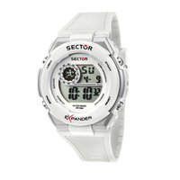 Digital EX10 Collection White and Silver Watch By SECTOR image