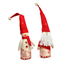 35cm Embroidered Snowman Or Santa- Assorted Designs