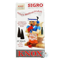 Incense Cones- Grandma's (Oma) Musk Scent (Box of 24)