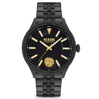 Colonne Black Watch With Black Dial By VERSACE image
