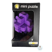 Wooden 3D Puzzle- Purple Crystal image