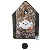 Stone Modern Battery Cuckoo Clock 34cm By AMS image
