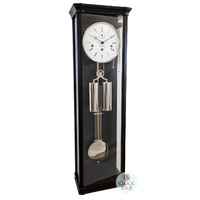 87cm Black 8 Day Mechanical Regulator Wall Clock By HERMLE image