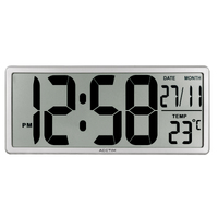 35cm Date Keeper Jumbo LCD Digital Alarm Clock By ACCTIM image