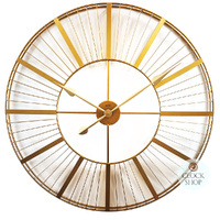 80cm Gardner Gold Modern Wall Clock By ACCTIM image