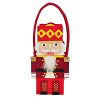 20cm Nutcracker Felt Gift Bag image