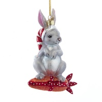 Glass Rabbit Hanging Decoration image