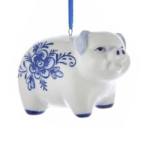 Porcelain Pig Hanging Decoration image