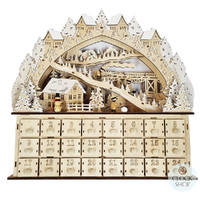 41cm Sking Fun LED Advent Calendar image