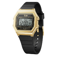 Digit Retro Black Watch with Gold Dial By ICE image