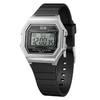 32mm Digit Retro Collection Black & Silver Digital Womens Watch By ICE-WATCH image