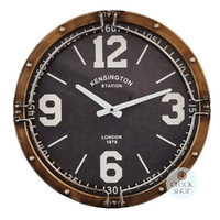 40cm Lorenzo Black and Bronze Wall Clock By COUNTRYFIELD image