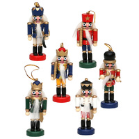 8cm Nutcracker King Hanging Decoration- Assorted Designs