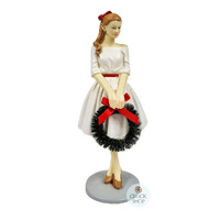 18cm Girl With Wreath image