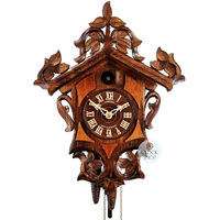 Ivy Vine 1 Day Mechanical Carved Cuckoo Clock 37cm By SCHNEIDER