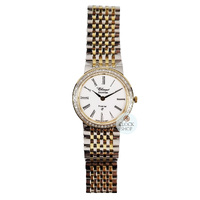 27mm Womens Two Tone Swiss Quartz Watch With Diamond Bezel By CLASSIQUE image