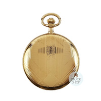 4.1cm Patterned Gold Plated Pocket Watch By CLASSIQUE (Roman) image
