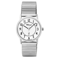 28mm Ladies Swiss Quartz Watch With Stainless Steel Flexi Band By CLASSIQUE image