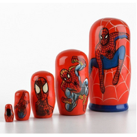 Spiderman Russian Dolls- 11cm (Set Of 5) image