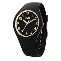 Cosmos Crystal Collection Black /Gold Watch with Black Strap BY ICE image