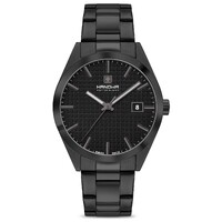 40mm Marsens Black Mens Swiss Quartz Watch With Black Dial By HANOWA image