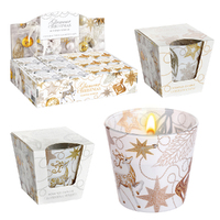 8.5cm Scented Christmas Candle- Glamour Christmas image