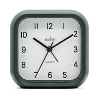 10cm Carter Green Analogue Alarm Clock By ACCTIM image