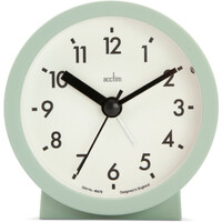 9cm Gaby Cool Mint Analogue Alarm Clock By ACCTIM