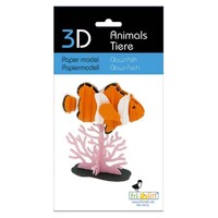 3D Paper Model- Clownfish