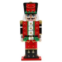 46cm Soldier Nutcracker Advent Calendar