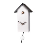 White Bird House Battery Modern Cuckoo Clock 29cm By ENGSTLER image