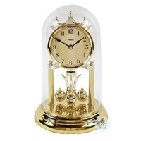 23cm Gold Anniversary Clock With Ornamental Dial By HALLER (Arabic) image