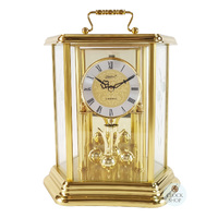 27cm Gold Anniversary Carriage Clock By HALLER