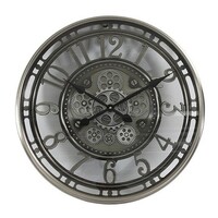 50cm Norris Silver Moving Gear Clock By COUNTRYFIELD image