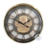 70cm Norris Bronze Moving Gear Clock By COUNTRYFIELD image