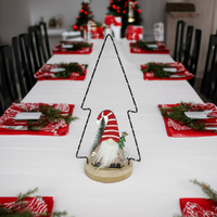 32cm LED Ornamental Christmas Tree With Gnome image