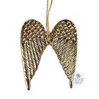 9cm Gold Angel Wings Hanging Decoration