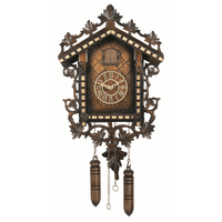 Railroad House Battery Cuckoo Clock 35cm By TRENKLE image
