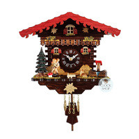 Sweethearts Battery Chalet Clock 18cm By TRENKLE image