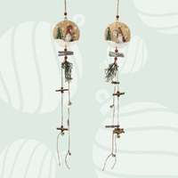 50cm Wooden Gnome Hanging Decoration- Assorted Designs