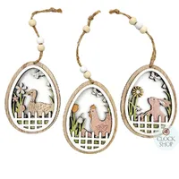 10cm Country Farm Hanging Decoration - Assorted Designs