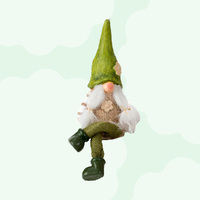 Clementine Cloverpatch | 21cm Cottage Garden Gnome | Green
