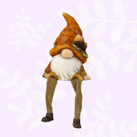 Percy Periwinkle | 20cm Garden Gnome With Acorn Hat