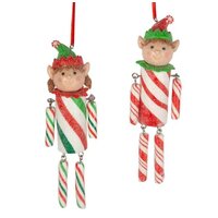 15cm Candy Elf Hanging Decoration- Assorted Designs