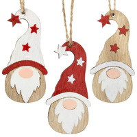 8cm Gnome Hanging Decoration- Assorted Designs