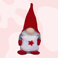 Erik Embercharm | 20cm Christmas Messenger Gnome With Red Hat